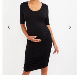 Motherhood Maternity Side Ruched maternity dress